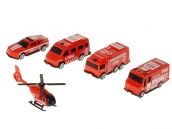 Zestaw 5 pojazdów straż pożarna